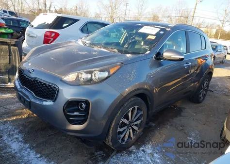 2017 Kia Sportage Ex из США, поврежденный, VIN KNDPNCAC5H7050860
